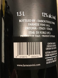 Fantini Sangiovese 2015